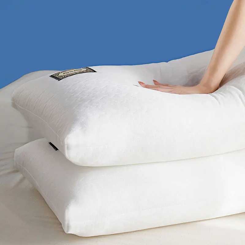 Cuscino per Hotel cuscini in cotone morbido e confortevole cuscini  ortopedici per il collo per dormire cuscino cervicale per adulti 48x74cm