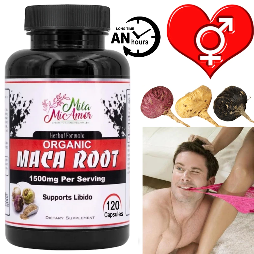 

Organic Plant Root Capsules – Enhance Energy, Muscle Mass, Endurance, Support Peak Performance, and Anti-fatigue Supplement