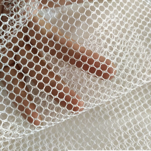 4-5mm Big Square Hole White 100% Cotton Mesh Fabric,Diy Bag