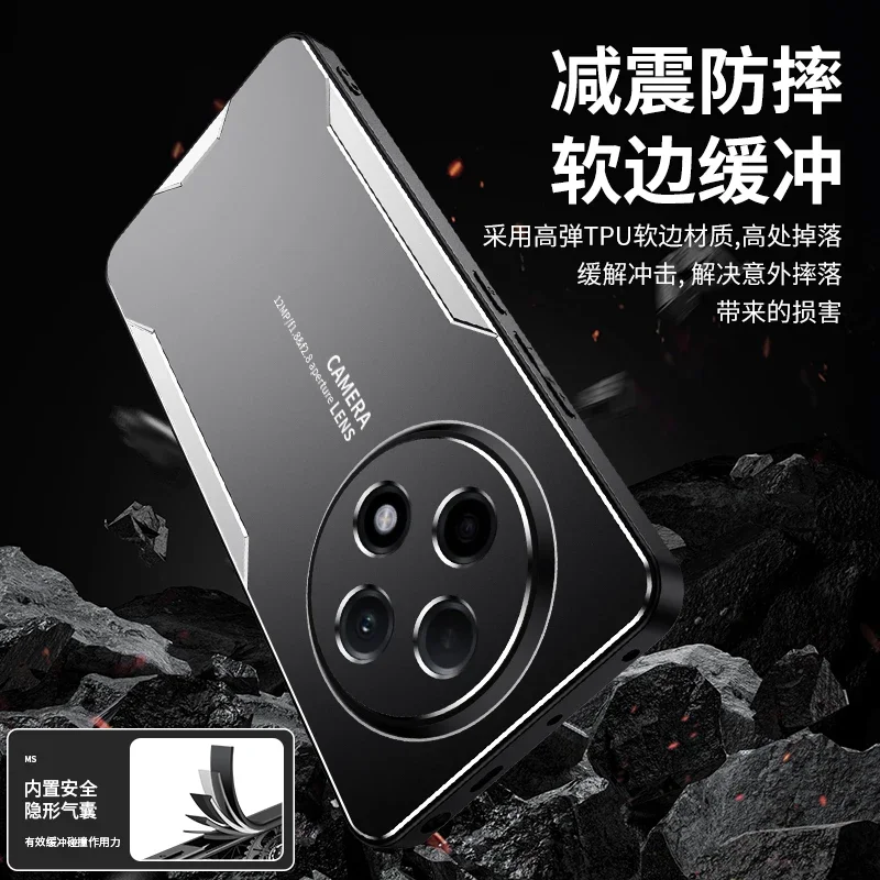 Luxury Aluminum Alloy Metal Shockproof Bumper Protect Back Cover