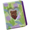 SKYSONIC Kawaii 3" Photo Alblum 20pcs Sleeves PP PVC Storage Card Bag Holder Bear Cat Korean Postcards Collect Book Organizer 2