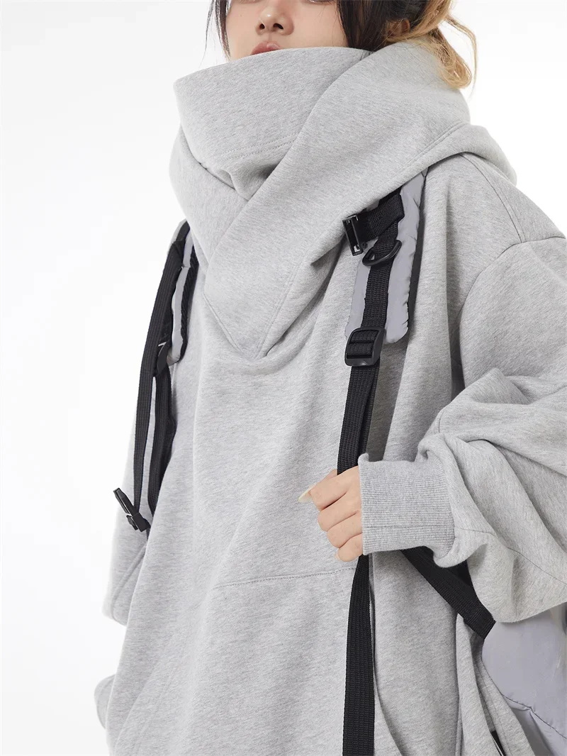 Japanese Streetwear Ninja Hoodie Men Y2K Oversized Fleece | eBay