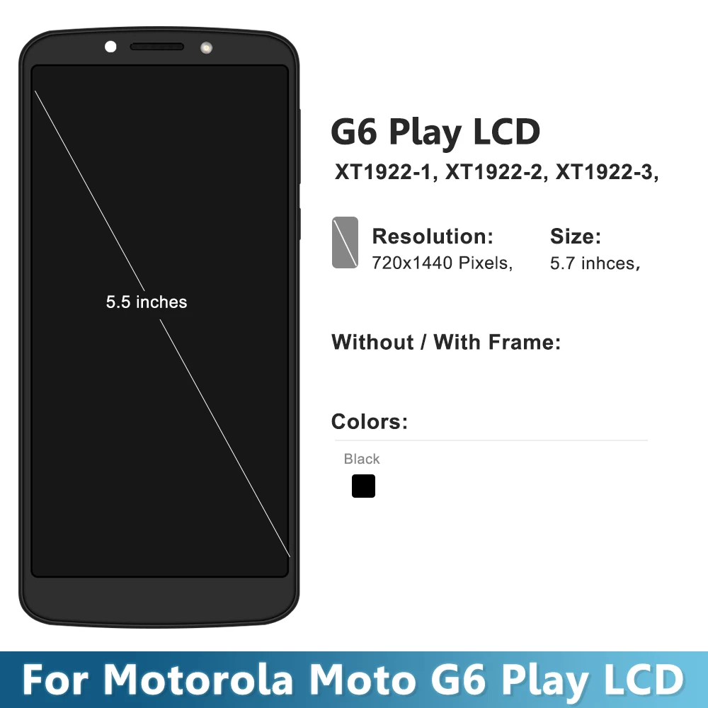 100% ׽Ʈ AMOLED LCD ÷ ġ ũ Ÿ , ζ  G6 ÷ XT1922,  G6 G6 ÷ XT1926 ÷̿