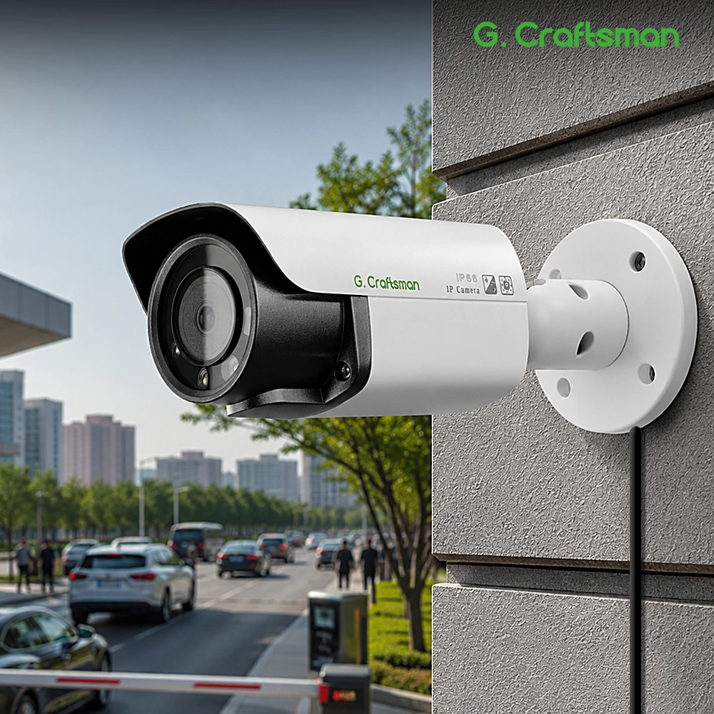 C-A 12MP 3000*4000 POE 오디오 차량 인체 감지 H.265 보안 감시