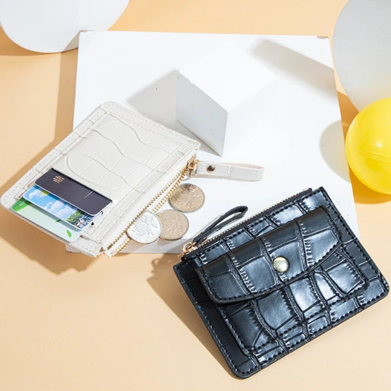 Fashion PU Leather Women Wallet Zipper Pocket Coin Purse Pouch Clutch Bag Multi-card ID Credit Card Badge Holder Mini Purse