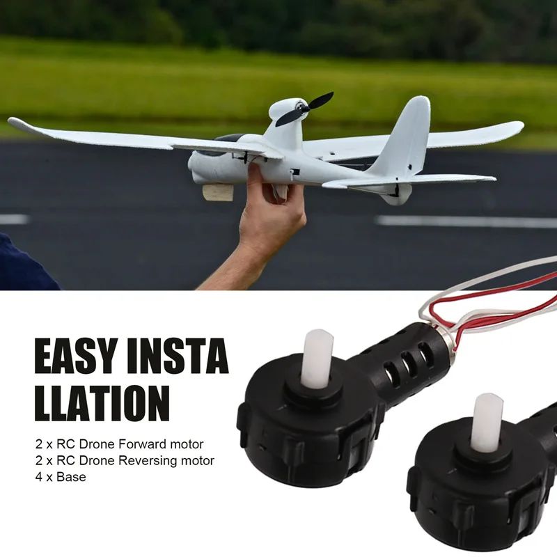 Emballage du Kit de 4 Moteurs pour Drone E88 E525 P8 - Pièces de Rechange RC, moteurs rangés dans des compartiments