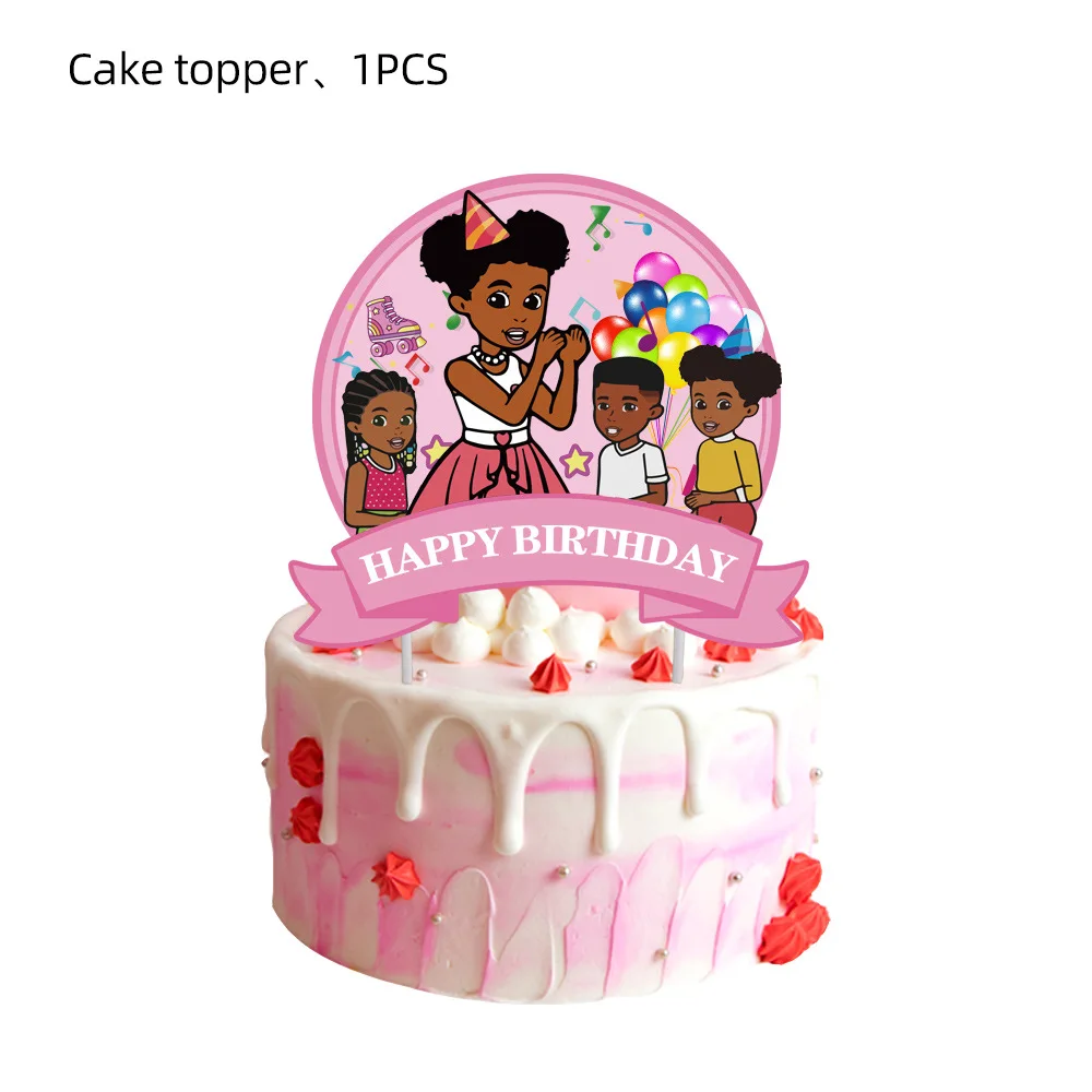 Hot TV Gracie Ecke Thema Geburtstags feier Kuchen Topper Dekoration Papier Geschirr Gracie Ballons Hintergrund Gracie Party Versorgung – Detail 9