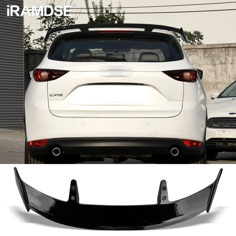 

Carbon Surface Spoiler for Mazda CX-5 CX5 2017 - 2022 Gloss Black Type TE Car Rear Trunk Wing ABS Material Refit Accessories