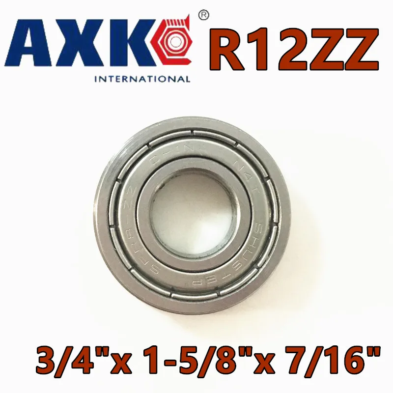 Sale 2pcs Sr12zz Sr12 2rs R12-2rs R12 R12zz R122z Ball Bearing 19.05x41.275x11.112mm Inch Miniature 3/4"x 1-5/8"x 7/16"