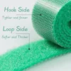 12mm x 5M Green Garden Plant Tie Tape Hook Loop Garden Strips Adjustable Tree Tie Plant Stake Cane Support Wrap Tape for Growing 5