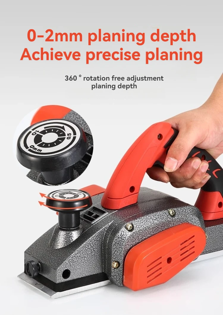 Multifunctional Woodworking Electric Planer Portable Small Household Electric Planer Portable Planer Tool 4