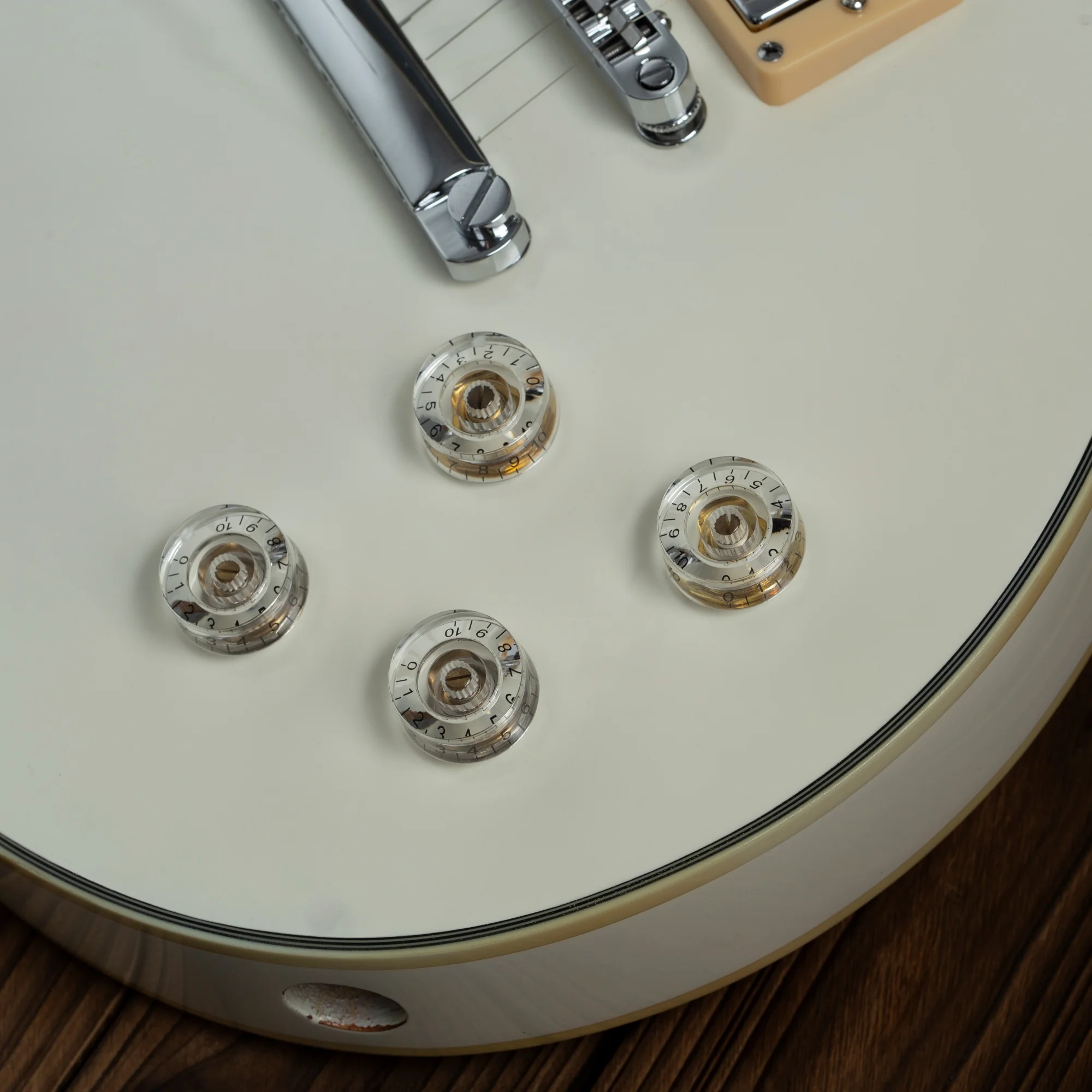 PHRILAM 3/8 Zoll USA LP Gitarren-Drehknöpfe, Feine 18-Spline Ton- und Lautstärkeregler für Les Paul – Detail 6