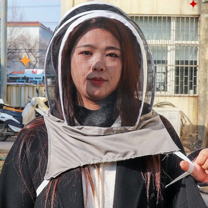 New Bee Hat Thickened Anti Bee Hat Face Mask Special High Definition Face Mask Beekeeper Protective Beekeeper