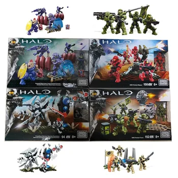 Mega Bloks Halo Unsc 소방팀 Taurus Warriors 빌딩 블록, 어린이 수집가 에디션, 건설 피규어 장난감 선물