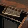 Home Office L Shaped Desk with Computer Tower Storage in Curado Cherry 4