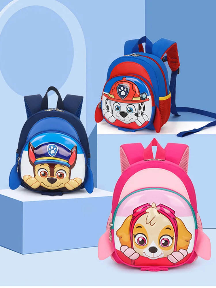 

Kawaii Paw Patrol Backpack Anime Chase Children School Bag Skye Travel Bagpack Double Shoulder Bags Storage Handbag Girl Gift