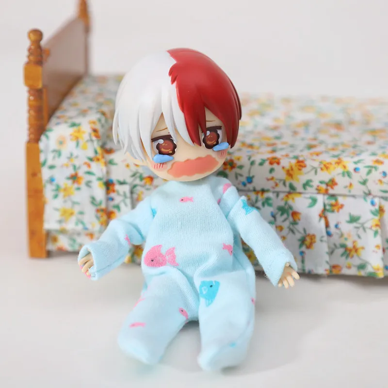 OB11 Puppenkleidung Schöne weiche Pyjamas mit Aufdruck für Ob11, Mollys, Obitsu 11, Gsc, Pd9, 1/12 Bjd Puppenkleidungszubehör – Detail 11