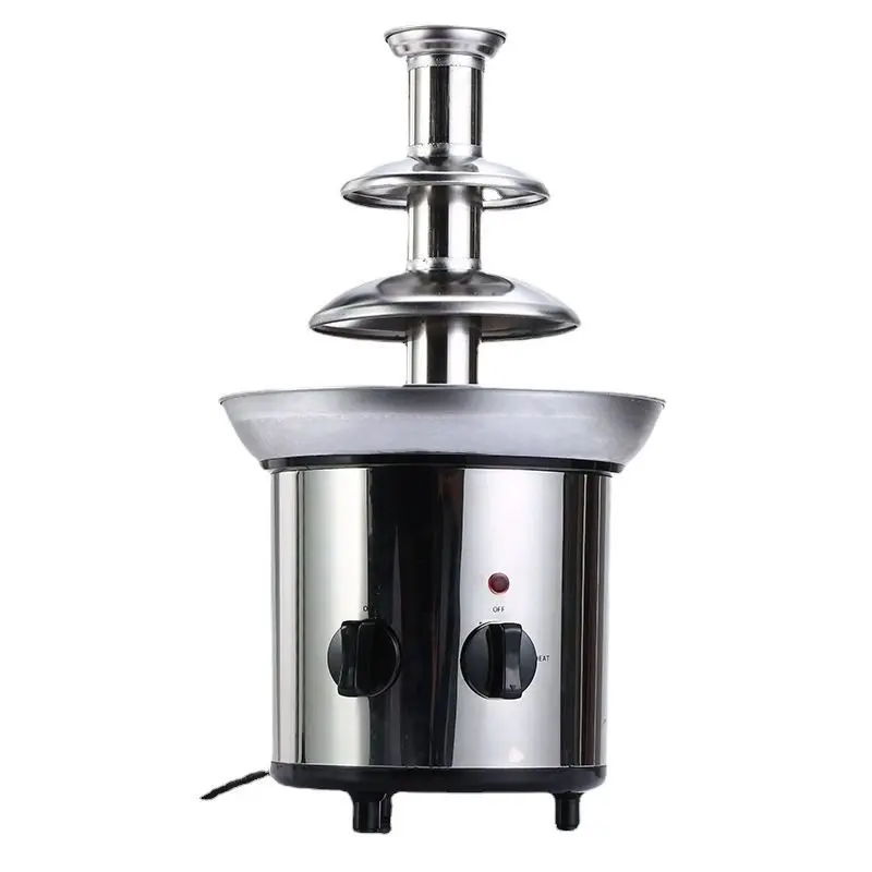 Chocolate Fountain Machine Baking Hotel et Small Four-Level Diy Chocolate Waterfall Noodle Paste Machine