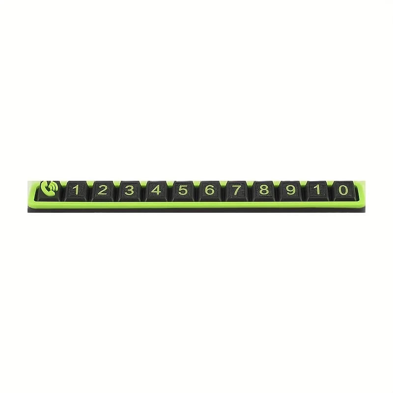 Universal High-Temp Resistant Temporary Car Parking Phone Number Plate Ornament