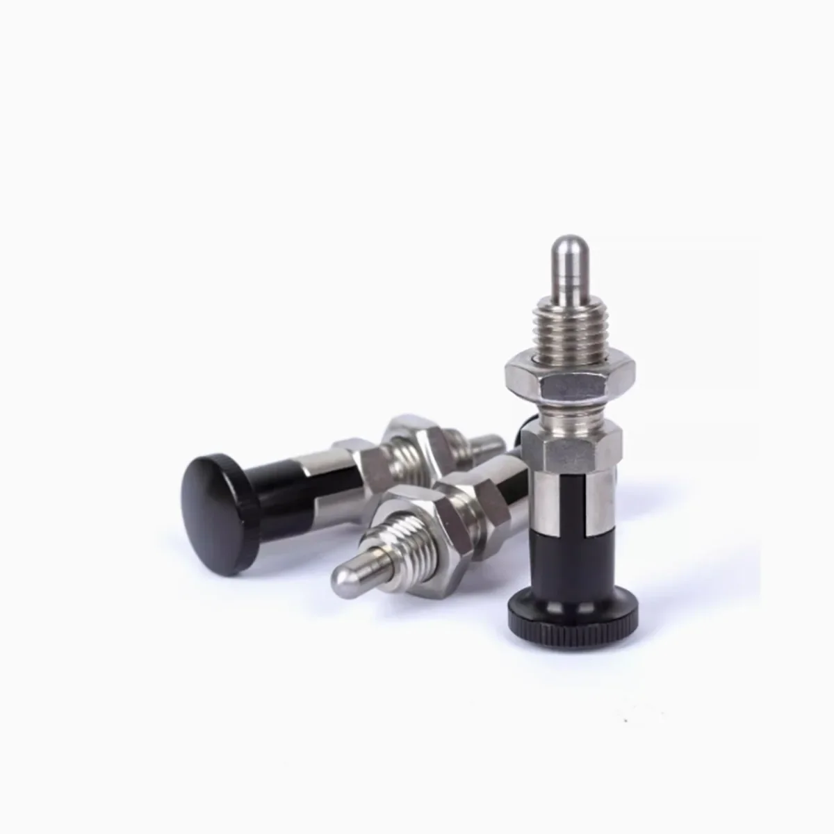 Stainless Steel Self-Locking Knob Plunger Fine Tooth All Metal Indexing Pin M5M6M8M10M12M16