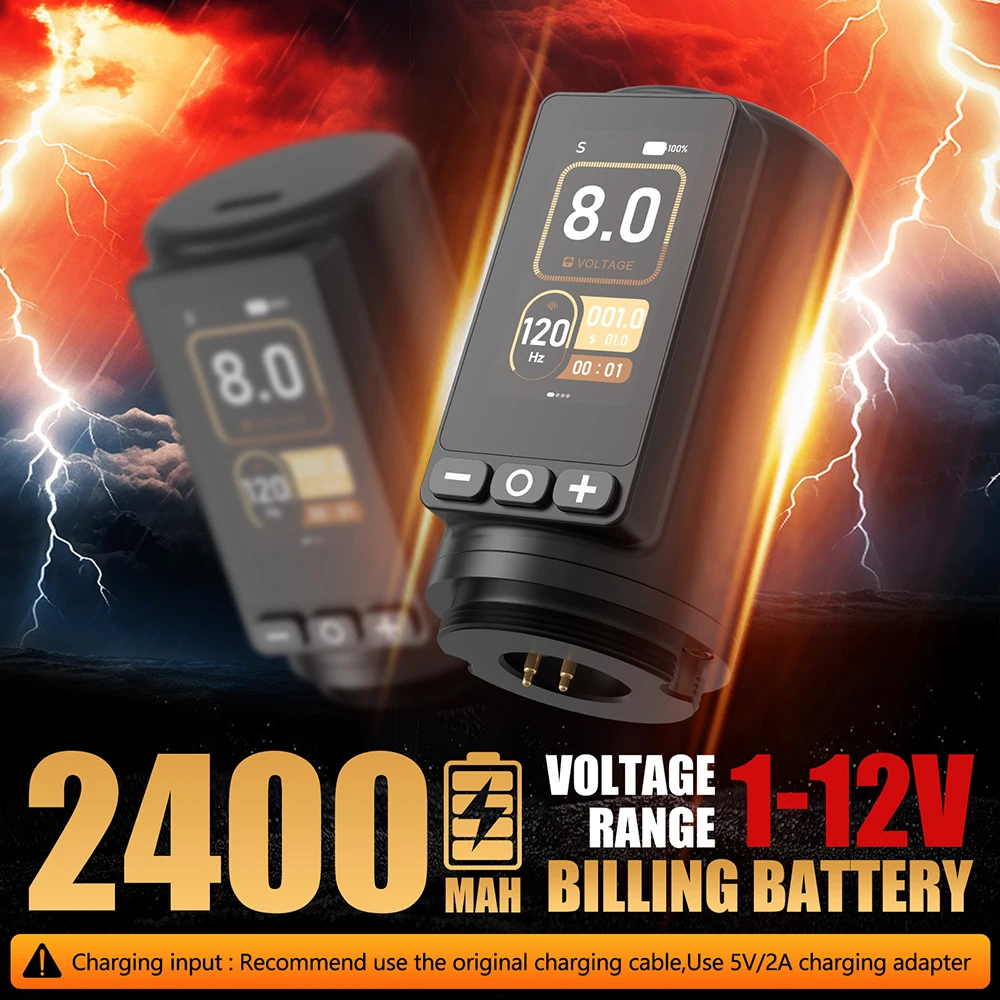 Ambition Torden Max Kit Wireless Tattoo Machine 2400mAh Battery