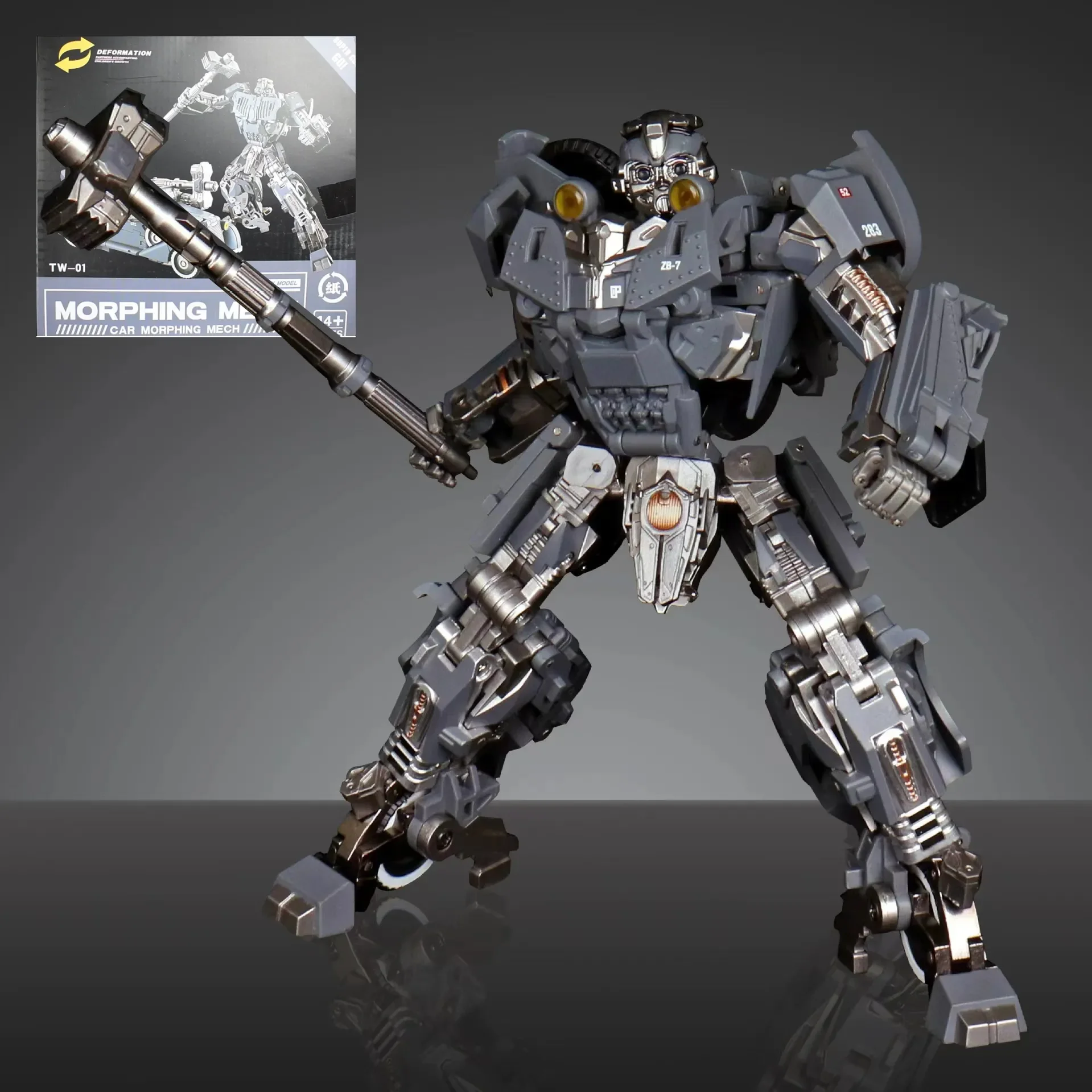 

Transformation TW01 Bumblebe Deformation Movie TW-01 Robot New Scale War Action Alloy MPM II Series Part Figure World Toys