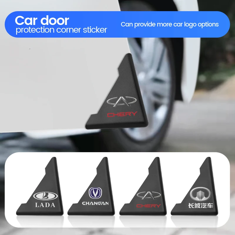 2 Pz Silicone Car Door Corner Cover Antigraffio Protezione Paraurti Adesivi Per Chevrolet Colorado Cruze Spark Captiva Malibu