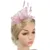 Women'S Elegant Hat Accessories Strap Flower Feather Ribbon Party Hat Hair Clip Fascinator Hat Cocktail Headband Accessory 9