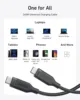 كابل Anker USB4 Gen 2، نقل البيانات بسرعة 20 جيجابت في الثانية، شاشة بدقة 4K عالية الدقة، كابل شحن USB C بقدرة 3 أقدام بقدرة 240 وات، لهاتف iPhone 15