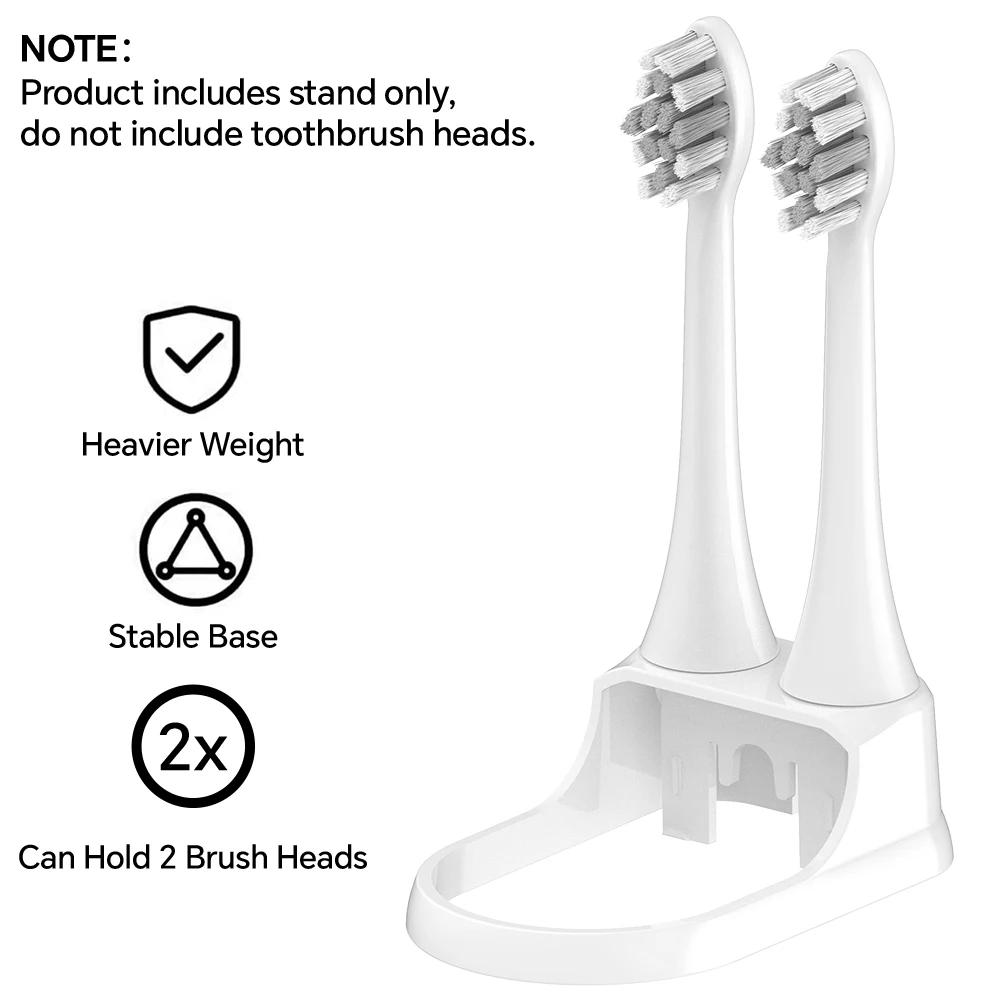 Brush Head Holder & 6 Pcs Toothbrush Head Covers Compatible with Philips Sonicare 2 Series Electric Toothbrush for HX6511 HX6100