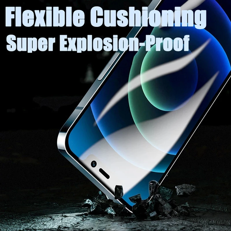 5Pcs Hydrogel Film For iPhone 15 14 Pro Max 8 7 Plus Full Cover Screen Protector For iPhone 13 12 Mini 11 PRO X XS MAX Not Glass