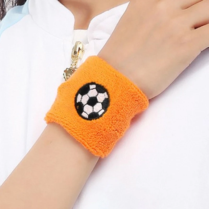 Kids Sports Wristbands Children Wrist Sweatbands Accessories For Basketball Baseball Football Soccer Fitness Wrist Protector