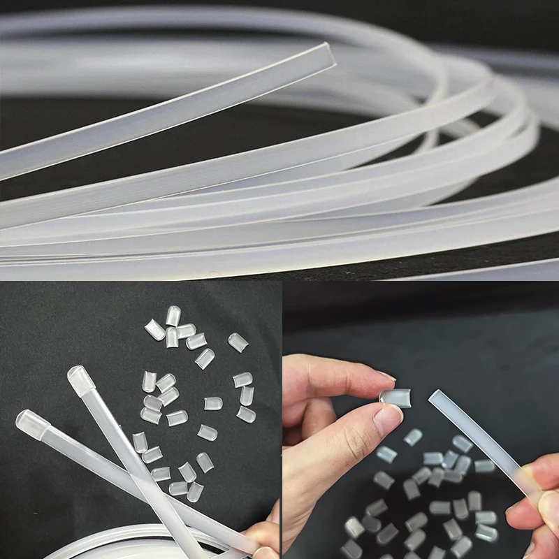 White Boning Plastic 5/6/8/10mm Wide Plastic Boning For Sewing Corsets, Nursing Caps, Bridal Gowns, Evening Gowns, Swimwear