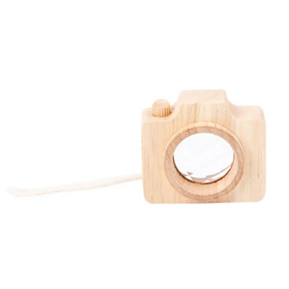 Kids Camera Toy Small Kaleidoscope Toy Smooth Edge Entertainment Parent-child Interactive Wooden Camera Kaleidoscope children toys kaleidoscope toy