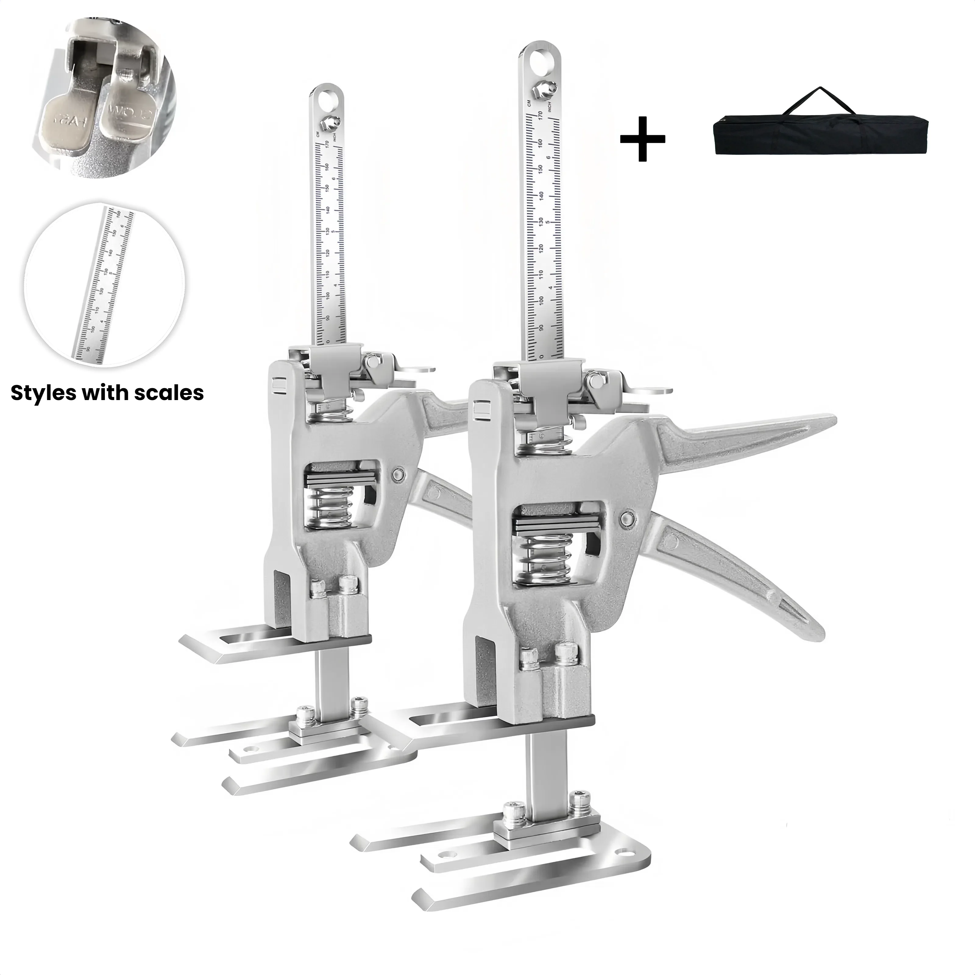 Lifting Tool Hand Lifting Jack With Storage Bag Labor Saving Arm Furniture Jack Lifter Height Adjustment