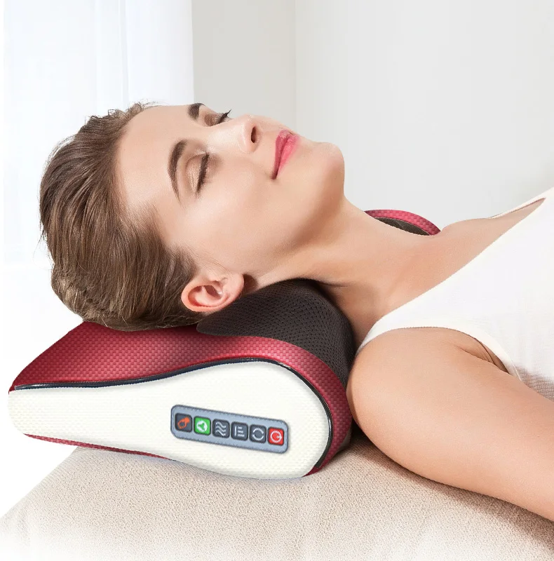 Electric Shiatsu Back Massager with Heat for Deep Tissue Massage