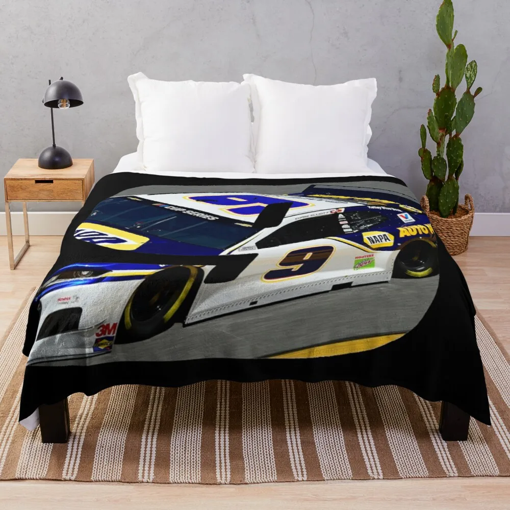 

Chase Elliott Car 9 Throw Blanket throw blanket