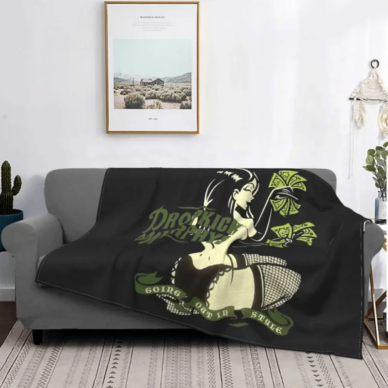 

Going Out In Style Blanket Dropkick Murphys Fleece Plush All Season Ultra-Soft Throw Blankets For Office Plush Thin Quilt