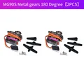 2PCS MG90S 180D