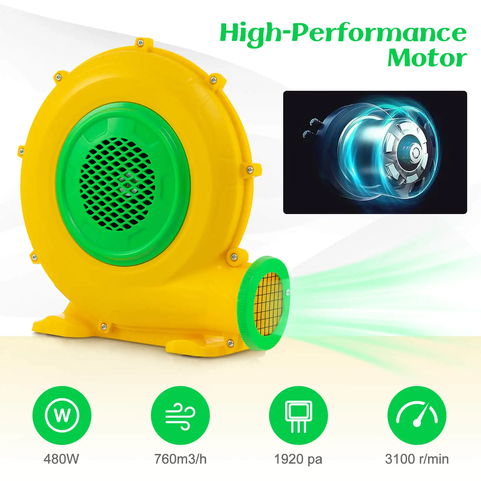 Inflatable Air Blower 480W 5