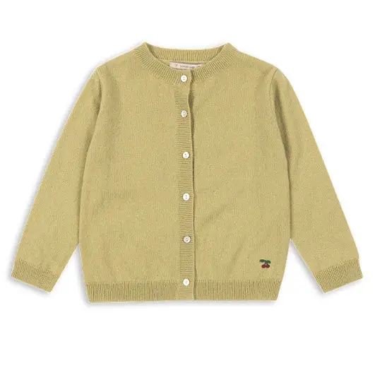 【재고 있음】 2026 KS 어린이 봄 여름 신제품 여아용 스웨터 레이스 칼라 니트 가디건 귀엽고 패셔너블