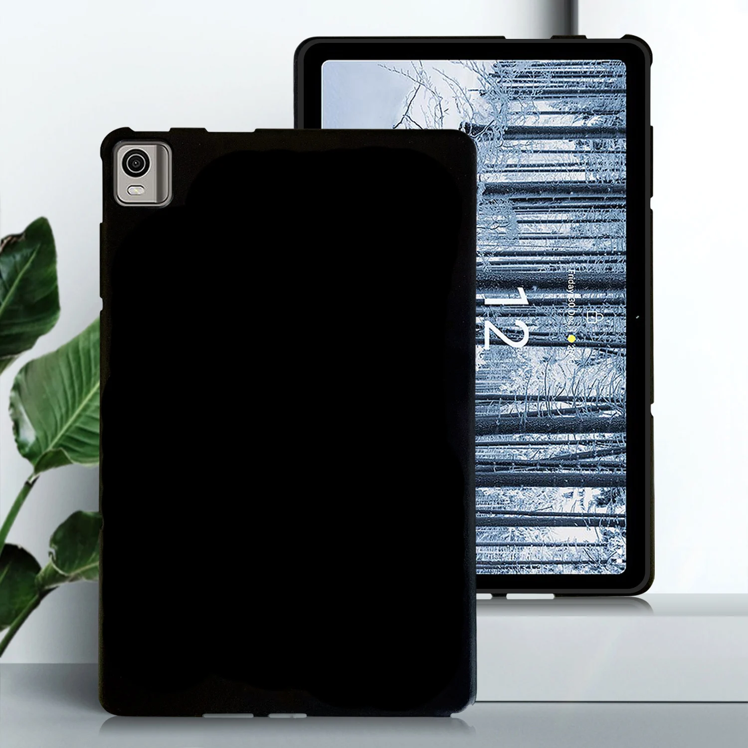 Black Soft TPU Silicone Shockproof Flexible Tablet Case - 10.4 inch Cover