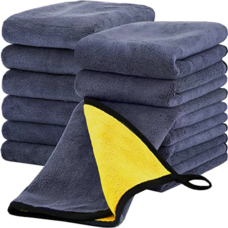Microfiber Car Wash Towel Thicken Soft Drying Cloth Cleaning Rags Car