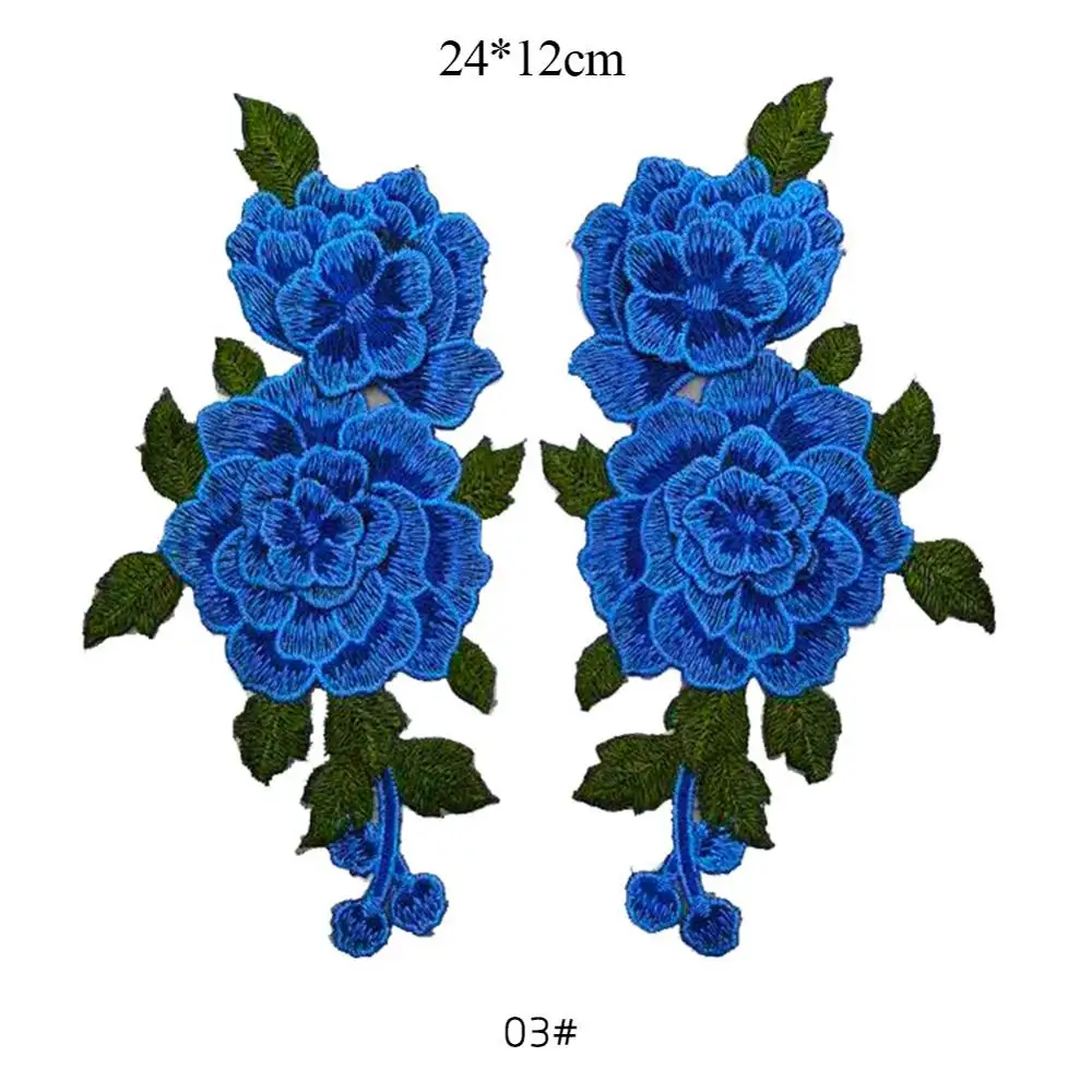 1 Pair Flowers C
