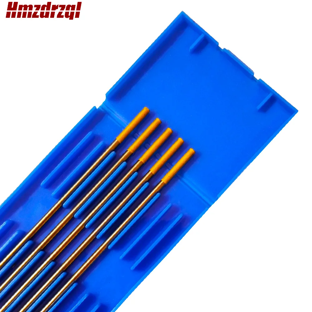 

5 Piece WL15 2.4X150mm 3/32"X6" Lanthanated Tungsten Electrode Gold