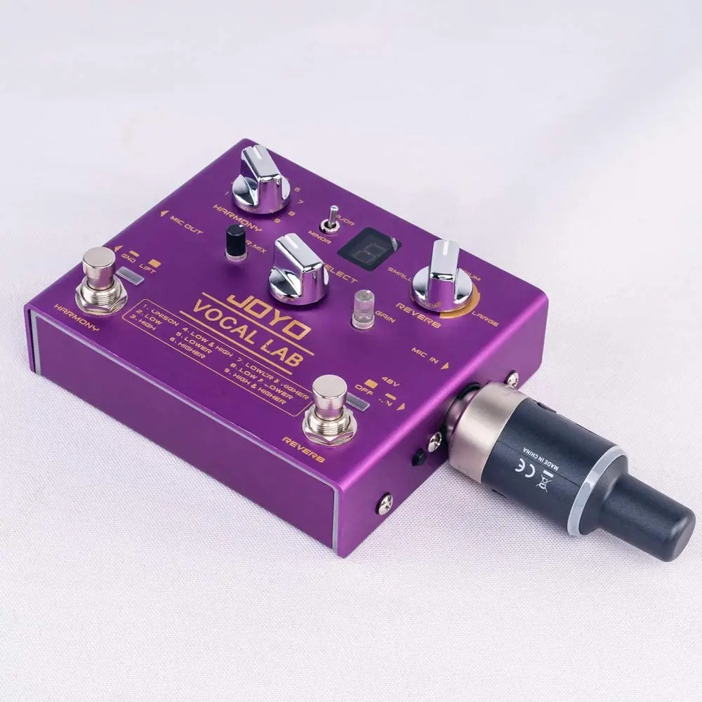Фото JOYO MW-1 5,8 ГГц Беспроводная микрофонная система 4 канала подключение к XLR Mic адаптер беспроводной Динамический микрофон передатчик приемник №4