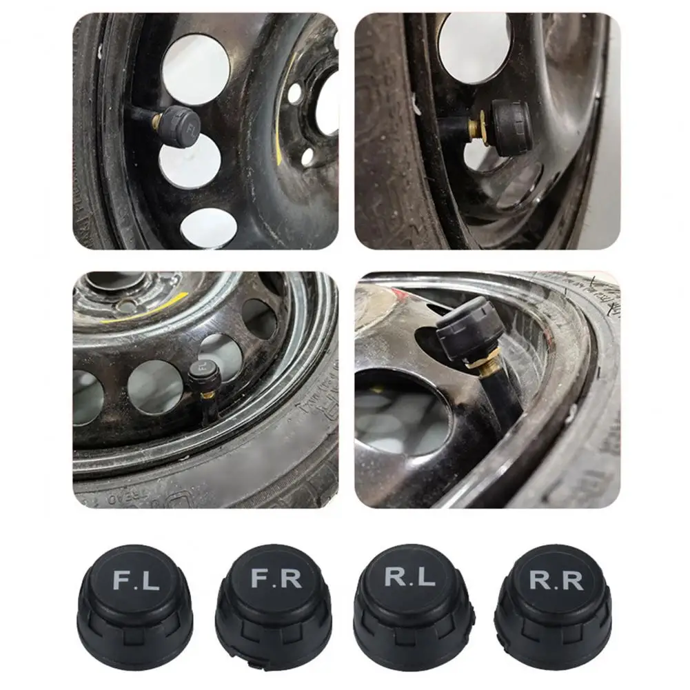 

Tire Pressure Sensor 1 Set Durable Waterproof Automatic On/Off Intelligent Tyre Pressure Monitoring System Vehicle Supplies