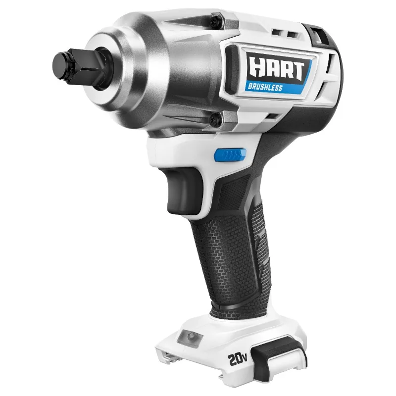 

HART 20-Volt 1/2-inch Battery-Powered Brushless Impact Wrench (Battery Not Included)