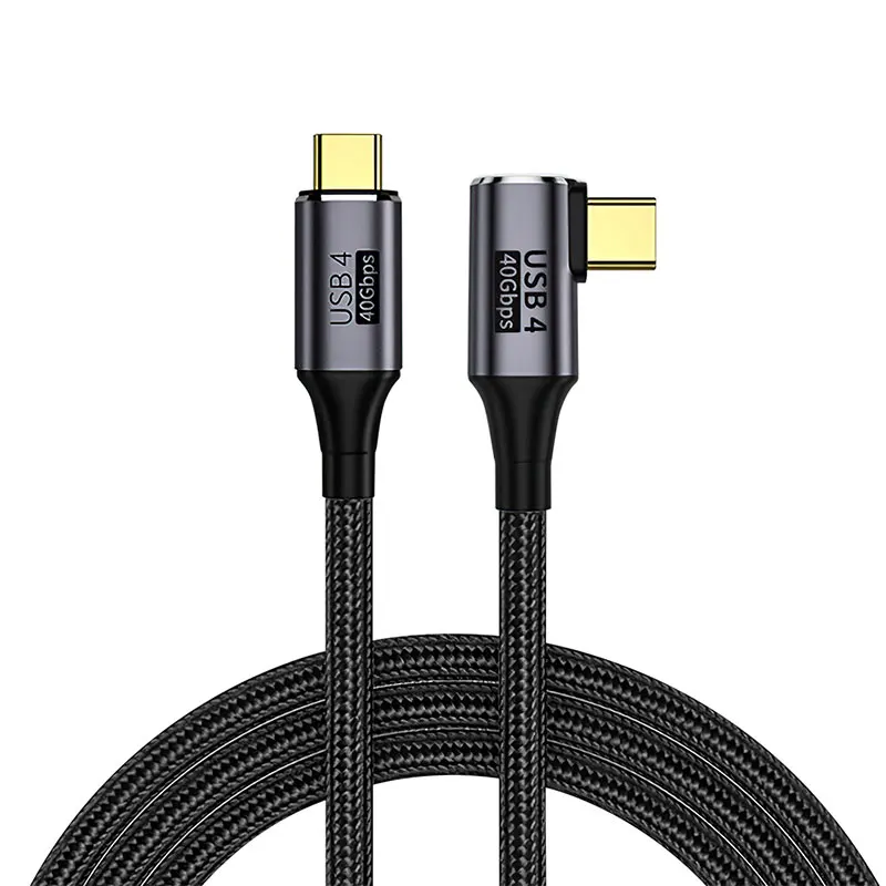 Nephy - Cable de datos USB 4,0 Thunderbolt 3 DE 40Gbps, Cable de vídeo tipo C, 8K @ 60Hz, PD, 100W, 5A, carga rápida para iPhone 15 Pro Max