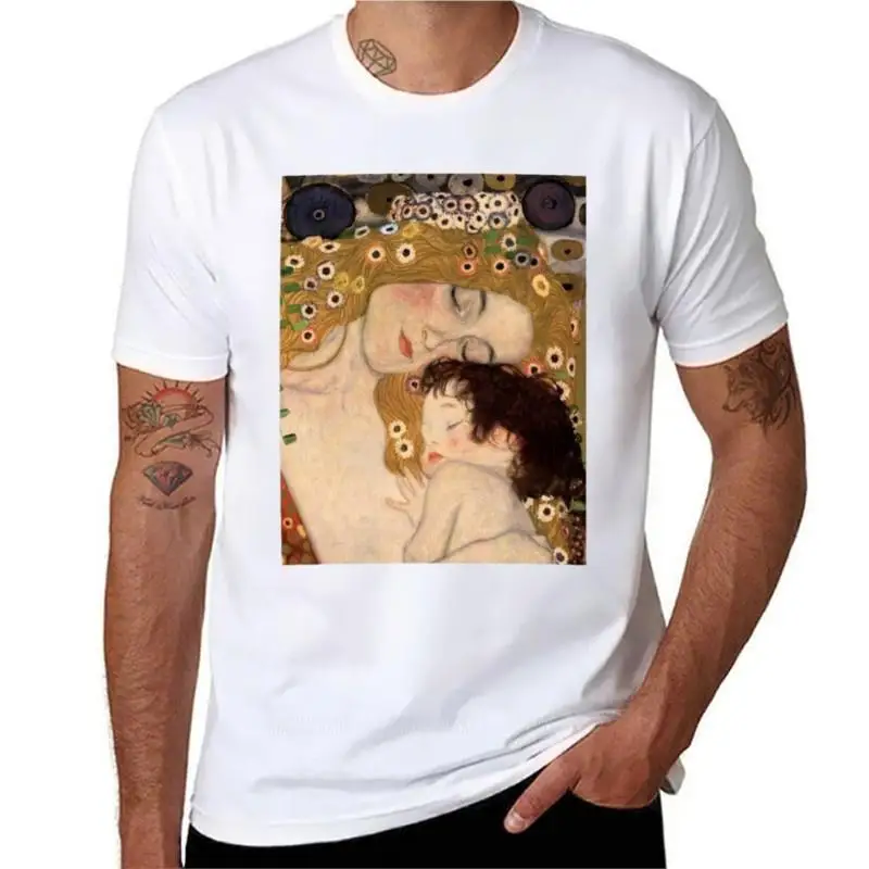 

Gustav Klimt, The Three Ages of Woman, 1905 T-Shirt custom t shirt anime clothes mens graphic t-shirts anime